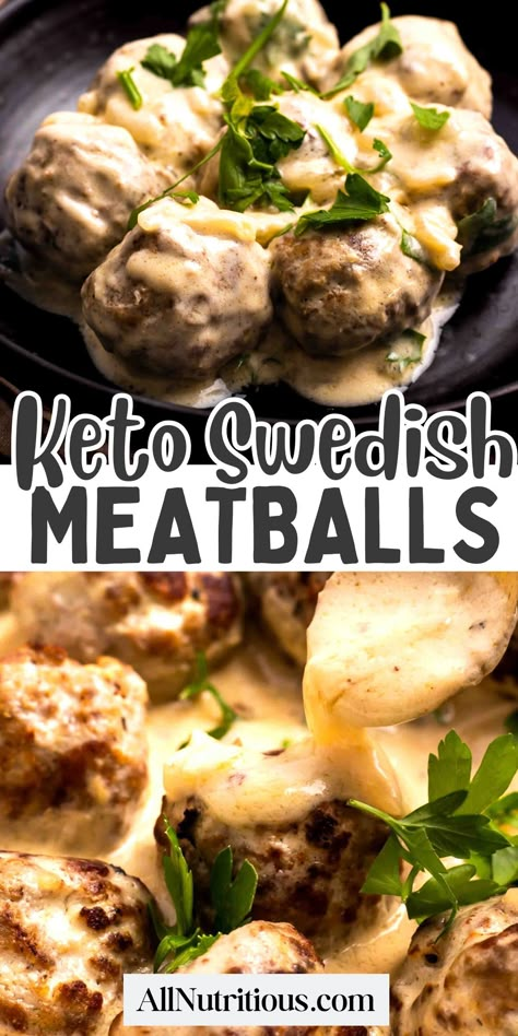 Savor the rich and creamy flavors of these Keto Swedish Meatballs, perfect for satisfying keto dinners. Packed with protein, this is one of the best meatball recipes to add to your collection of high protein dinners for your keto meal plan. Meatball Side Dishes, Keto Swedish Meatballs, Protein Dinners, Keto Dinner Ideas, Hearty Food, Keto Meatballs, Monthly Menu, Keto Eating, Eating Keto