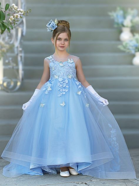 🔍 Ready to find your dream dress? Just search for SKU:226526 in our website's search bar! Head to our profile for the link to our website. #girldress #girldresses #flowergirl #flowergirls #firstcommunion #girlsfashion #wedding #LalaMira #lalamiradreamdress Straight Wedding Dresses, Butterfly Embellishment, Serenity Blue, Ball Gowns Princess, Princess Gown, Princess Ball Gowns, Bohemian Wedding Dress, Bohemian Wedding Dresses, Bohemian Wedding