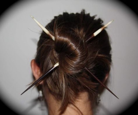 Chopstick Hair, Indoor Garden Ideas, Grunge Hair, Hair Sticks, Cool Haircuts, Aesthetic Hair, Chopsticks, Indoor Garden, Hair Day