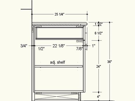 Proper Depth for Frameless Cabinets Kitchen Cabinets Dimensions, Kitchen Cabinets Height, Kitchen Cabinet Dimensions, Kitchen Cabinet Sizes, Country Bedroom Furniture, Kitchen Cabinet Trends, Upper Kitchen Cabinets, Diy Storage Rack, Kitchen Base Cabinets