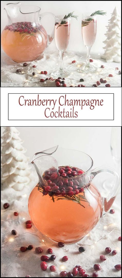 Christmas Cranberry Champagne Cocktails are the perfect festive cocktail to serve this holiday season. #champagne #cocktail #vodka #recipe #Christmas Popcorn Christmas Tree, Christmas Shrimp, Cranberry Champagne Cocktail, Brownies Christmas, Grinch Popcorn, Feast Of Seven Fishes, Tree Brownies, Popcorn Christmas, Holiday Cocktails Christmas