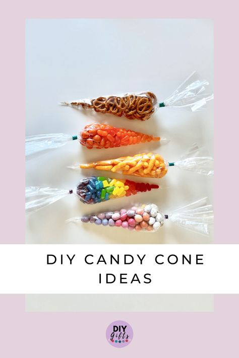 Sweet Cones Ideas Diy, Candy Cones Ideas, Candy Cones Party Favors, Cone Party Favors, Sweet Cones Ideas, Popcorn Cones, Fruit Cones, Sweetie Cones, Treat Cones