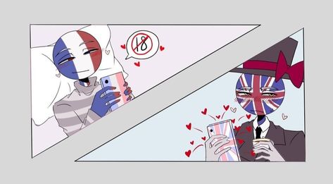 Countryhumans Uk X France, France X Uk, Country Jokes, British Family, Country Humor, Country Men, Art Contest, Country Art, Cool Animations