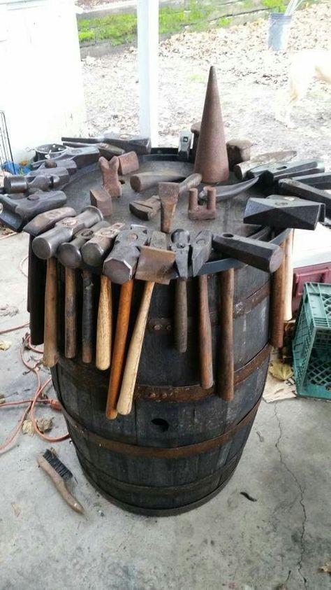 Black Smith Tools, Blacksmith Workshop, Smith Tools, Blacksmith Hammer, Forging Tools, Black Smith, Blacksmith Forge, Blacksmith Tools, Anvils