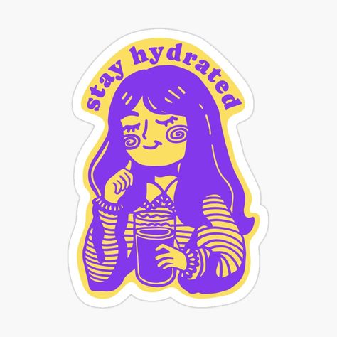 Prioritize Your Health, An Aesthetic, Stickers For Sale, Decal Design, Stay Hydrated, Pet Mat, Aesthetic Stickers, Pet Bandana, Transparent Stickers