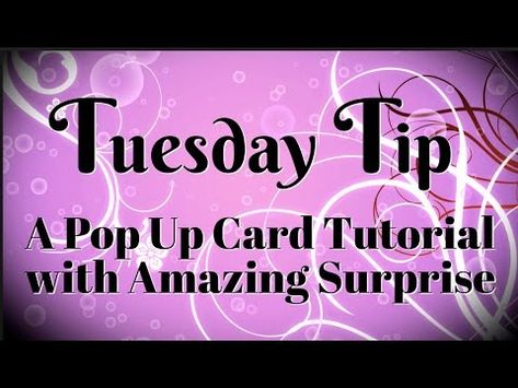 (1525) A Pop Up Card Tutorial with Amazing Surprise - YouTube Inside Pop Up Card, Pop Up Cards Tutorial Easy, Pop Up Craft, Pop Out Cards, Pop Out, Interactive Cards, Card Tutorial, Simple Cards, Pop Up