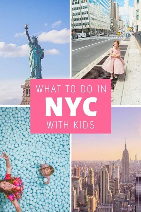 If you're looking for NYC kids things to do, this huge list will give you tons of ideas! Including New York City kids restaurants, museums, parks, and more! #NYC #kids #NewYorkCity New York With Kids, New York City Museums, New York City With Kids, Nyc Vacation, Kids Restaurants, Things To Do In Nyc, New York City Vacation, Nyc With Kids, Kids Things To Do