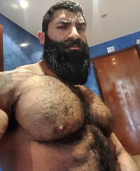 Big Beards Men, Thick Beard, Chubby Men, Big Beards, Beefy Men, Beard Tattoo, Bear Men, Muscular Men, Big Men