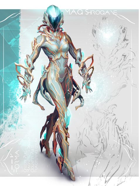 Warframe Characters, Warframe Art, Tesla Coil, Color Key, Fiction Idea, Skin Design, Technology Wallpaper, Warhammer 40k Artwork, Cosplay Characters