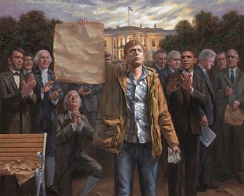 8 Hilariously Offensive Artworks Featuring Famous Presidents Jon Mcnaughton, 2k Wallpaper, Patriotic Art, Litho Print, Imperial Russia, Funny Phone Wallpaper, Minneapolis, A Man, Steam