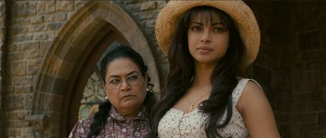 Priyanka Chopra & Usha Uthup as Suzanna Anne-Marie Johannes & Maggie Usha Uthup, Anne Marie, Priyanka Chopra