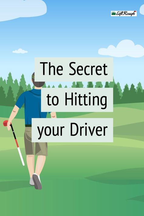 Did you know hitting a driver takes a few adjustments? Let's learn how to use the big stick today. #golf #golfswing Golf Driver Tips, How To Play Tennis, Golf 7 R, Golf Tips Driving, Tennis Techniques, Golf Techniques, Good Drive, Golf Driver, Golf Videos