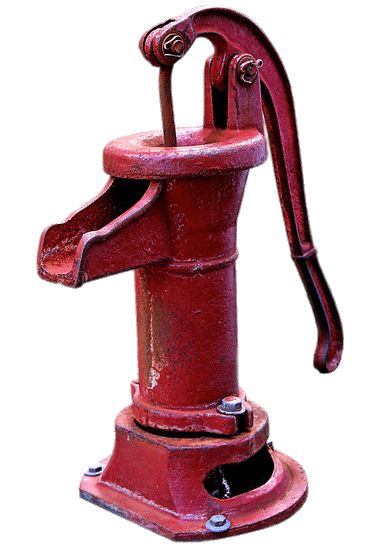 Minoru Nomata, Garden Water Pump, Old Water Pumps, Hand Water Pump, Iron Water, Red Water, Water Fountains Outdoor, Fountains Outdoor, Iron Work