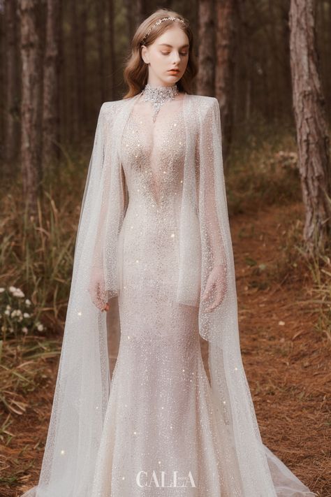 Calla Haute Couture 3in1 Wedding Dress Design by Phuonglinh Full of Swarovski Crystal #weddingdress #callabridal #fashion #fashionblogger Fantasy Wedding Dress, Wedding Dress Design, Classy Outfits For Women, Dream Wedding Ideas Dresses, Bohemian Wedding Dresses, Indian Wedding Outfits, Fantasy Dress, White Dresses, Wedding Bridesmaid Dresses