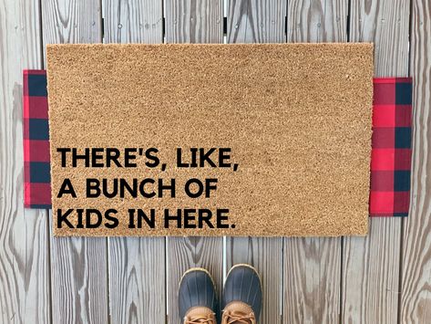 Excited to share this item from my #etsy shop: There's Like a Bunch Of Kids In Here Doormat | Funny Classroom Doormat | Back to School Teacher Gifts | New Teacher Gift | Outdoor Classroom Back To School Teacher Gifts, Rainbow Crayon, New Teacher Gift, Classroom Welcome, Travel Dog Bowl, Doormat Funny, Custom Teacher Gifts, New Teacher Gifts, New Teacher