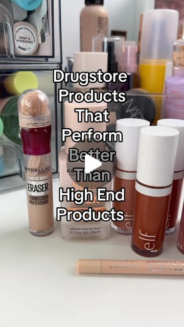 Lipstick Drugstore, Viral Drugstore Makeup, Best Drugstore Foundation For Over 40, Lipstick Ideas, Best Drugstore Concealer, Best Drugstore Products, Best Makeup Primer, Best Drugstore Foundation, Drugstore Concealer