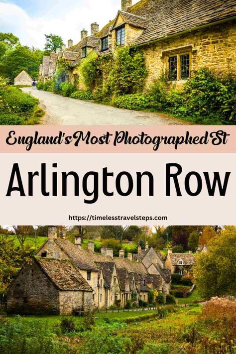 Arlington Row, Cotswolds England, England Travel Guide, United Kingdom Travel, Visiting England, Beautiful Travel Destinations, European Destinations, Europe Travel Guide, England Travel