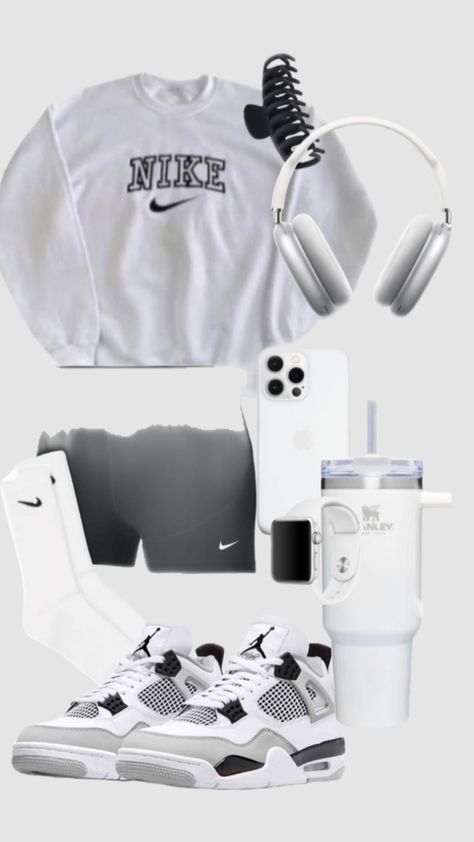 Nike Pro Outfits, Outfits With Nike Pros, Nike Pros Outfit, Nike Pro Outfit, Gymwear Outfits, Cute Nike Outfits, Fitness Wear Outfits, Volleyball Outfits, Casual Preppy Outfits