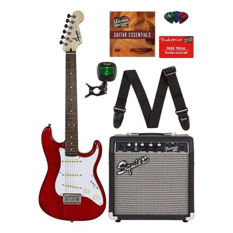 Cheap Electric Guitars, Traveler Guitar, Cheap Guitars, Hobbies For Women, Guitar Kits, Guitar Bag, Pedal Board, Fender Squier, Learn To Play Guitar