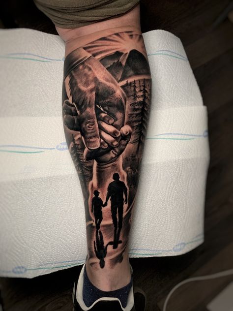 Rip Father Tattoo, Son Father Tattoo, Father Tattoo For Son, Dad Son Tattoo, Hsv Tattoo, Dad Tattoos For Men, Idol Tattoo, Father Tattoo Ideas, Tattoo Wade