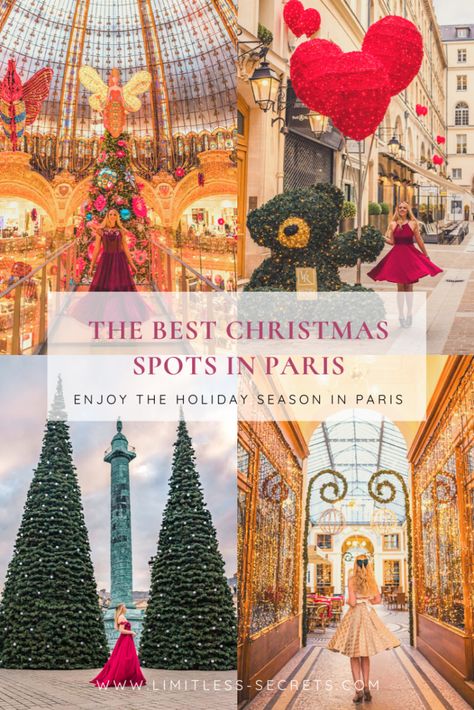 The Best Christmas spots in Paris Xmas In Paris, Paris For Christmas, Christmas In Paris Decorations, Paris At Christmas Time, Paris In Christmas, Paris Christmas Aesthetic, Paris At Christmas, Parisian Christmas, Paris Christmas Market