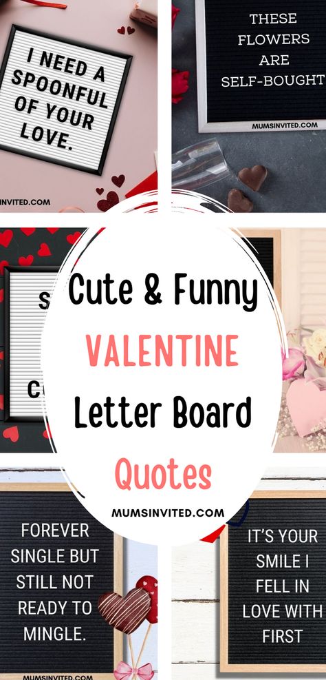 Explore this collection of Valentine Letter Board Quotes. Discover a variety of funny and cute, short sayings, perfect for bringing a touch of wit and fun to your space. These quotes, themed for January through February, are perfect for early spring moods or almost-Valentine's anticipation. For the kids find cute Valentine quotes to delight. These Valentine's letterboard quotes are perfect for any romantic occasion. February letter board quotes. Valentines day message board. February Sayings Quote, Valentine Message Board Quotes, February Letter Board Quotes Funny, Valentines Day Message Board, February Letterboard, Valentine Letter Board Ideas, February Letter Board Quotes, Cute Short Sayings, Cute Valentine Quotes