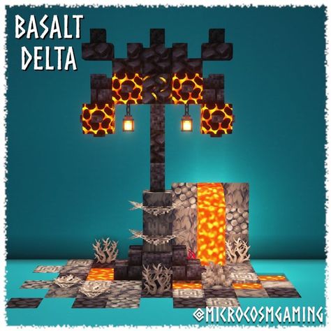 Here are some Nether based Lamp Post styles. I'm considering a Nether based build tutorial for my next YT video and these were some ambient decoration ideas. Would you use these in your world if you built in the Nether, or Overworld but Nether themed?


#minecraft #minecraftbuilds #minecraftbuild #creative #minecraft #howtobuild #minecraftideas #minecraftpc #minecraftbuilding #minecraftdesign #minecraftyoutuber #minecrafter #minecraftcreations #minecraftdesign #nether #minecraftnether Lamp Post Ideas, Minecraft Halloween Ideas, Minecraft Lamp, Minecraft Kingdom, Minecraft Banner Designs, Minecraft Interior Design, Minecraft Banners, Lamp Posts, Minecraft Castle