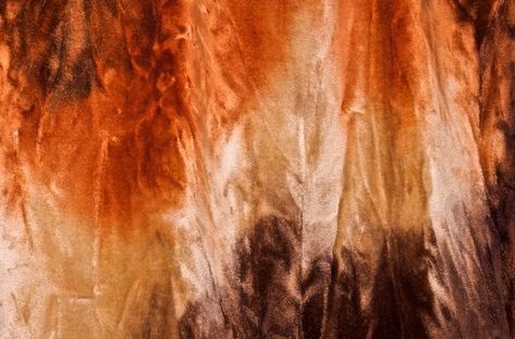 Tie Dye Stretch Velvet (Copper/Brown/Multi) | Spandex World Velvet Couture, Brown Tie Dye, Tie Dye Fabric, Brown Tie, Copper Brown, Tie Dye Colors, Stretch Velvet, Fabric Weights, Color Palette