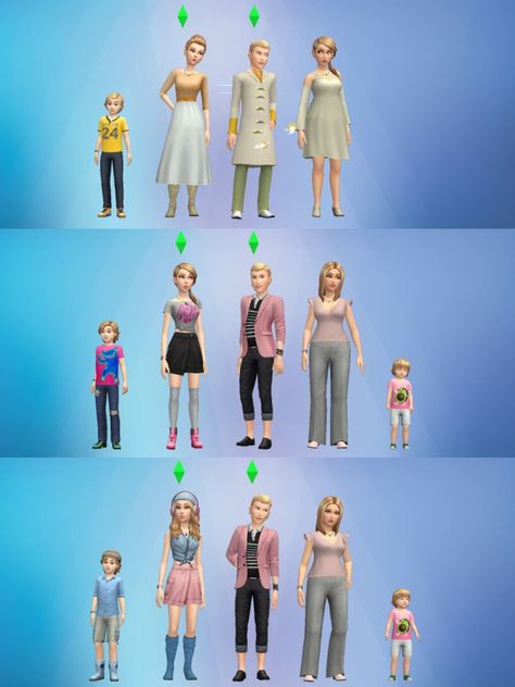 outfits Sims Family Sims Family, The Sims Mobile, Sims Mobile, Sims 4 Challenges, Sims 4 Cas Mods, Sims Ideas, Sims Freeplay, Los Sims, Sims 4 Collections