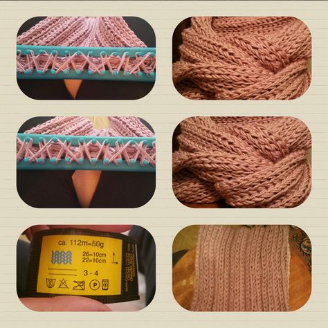 2015-07-28 22.22.39 Tricotin Long, Loom Knitting Stitches, Loom Knitting Projects, Finger Knitting, Colorful Scarf, Loom Weaving, Loom Knitting, Knitting Stitches, Knitting For Beginners