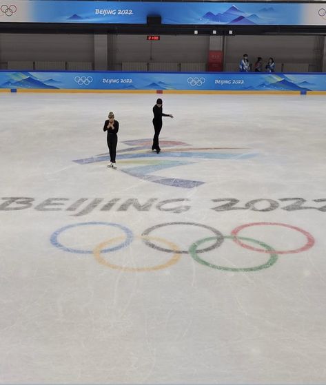 Beijing Olympics, Ice Rink, Hockey Rink, Figure Skating, Beijing, Skating, Hockey, Collage, Pins