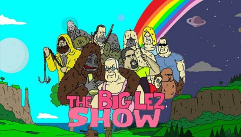 Big Lez Show Wallpaper, The Big Lez Show, Big Lez Show, Traditional Viking Tattoos, Cartoon Rose, Trippy Cartoon, Sassy Wallpaper, Cute Laptop Wallpaper, Ipad Drawings