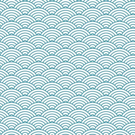 Japan Cloud Pattern, Japanese Waves Pattern, Japan Wave, Japanese Wave Pattern, Japanese Wave, Japan Pattern, Japanese Restaurant Design, Waves Vector, Japanese Waves