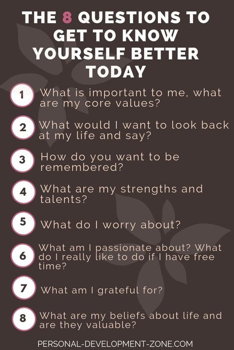 Who are you and where are you going? What’s important to you? What makes you happy? Become comfortable being who you are by discovering yourself! Know Myself Questions | Know Yourself Questions | Personal Development | Self Improvement #knowyourself #knowmyself #personaldevelopment #selfimprovement #pdzone Self Development Apps, Know Myself Questions, Become Who You Are, Who Are You Questions, How To Develop Personality, Get To Know Myself, Discovering Myself, Discovering Yourself, Know Myself