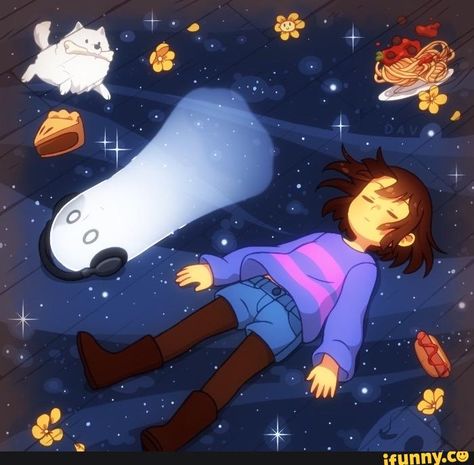 undertale, frisk, napstablook, tobyfox, stargazing Magical Girl Madoka, Sans E Frisk, Piskel Art, Dog Artist, Short Dog, Toby Fox, Undertale Art, Undertale Fanart, A Ghost