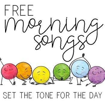 Morning Songs FREEBIE by Sarah Gardner | Teachers Pay Teachers Morning Meeting Songs 2nd Grade, Morning Songs For Kindergarten, Good Morning Songs For Preschool, Good Morning Songs, Morning Meeting Songs, Sarah Gardner, Good Morning Song, Classroom Songs, Morning Songs