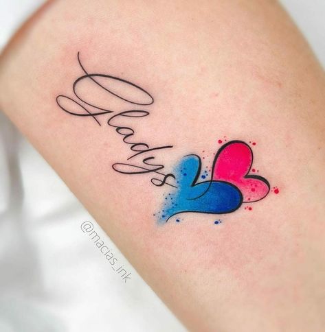 Name With Heart Tattoo, Rohit Tattoo, Cute Name Tattoos, Name Tattoos For Women, Toy Tattoo, Wolf Tattoo Forearm, Tattoo Machine Art, Name Tattoo On Hand, Name Tattoo Design