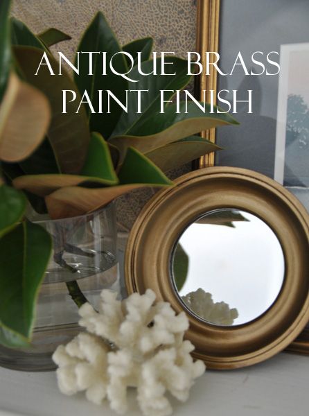 diy: antique brass paint finish – Bungalow Blue Interiors Antique Brass Spray Paint, Closet Freshener, Brass Paint, Painting Hardware, Antique Boutique, Small Round Mirrors, Blue Interiors, Mirror Makeover, Room Mirror