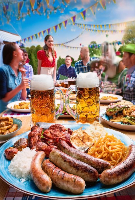 Plan the perfect Oktoberfest celebration with our comprehensive guide to decor, food, and entertainment! 🍻🎉 Essential elements: - Choosing Bavarian-themed decorations - Planning a menu with German specialties - Organizing entertainment and games - Creating a festive atmosphere for guests #Oktoberfest #BavarianStyle #Lederhosen #Dirndl #FestiveFashion #CelebrateInStyle #oktoberfest2024 #oktoberfestmunich #beerlover Oktoberfest Decorations, Oktoberfest Costume, Celebration Decor, Beer Hall, Oktoberfest Party, Entertainment Ideas, Themed Decorations, German Beer, Beer Lovers