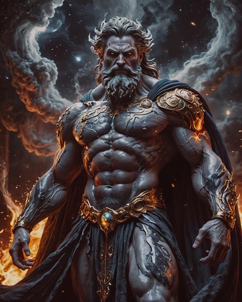 Atlas Titan Mythology, Uranus Greek Mythology, Cronos Titan, Kronos Greek Mythology, God Of Time, Greek Titans, Olympian Gods, World Mythology, Greek Mythology Gods