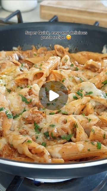 Barbara Bajon on Instagram: "Today for dinner I made this super quick easy and delicious Mince Pasta with mushrooms!!!😋😋😋 Creamy Mushroom and Minced Meat Pasta  Ingredients:  4 tbsp olive oil  1 onion, finely chopped  500g minced meat (beef, pork, or turkey)  200g mushrooms, sliced  300g pasta (your choice, cooked to package instructions)  500g tomato passata  500ml water (use the passata carton to measure)  2 tbsp salt  2 tsp mixed herbs  1/2 tsp chili flakes  165g lightest Philadelphia cream cheese  Fresh parsley, chopped (for garnish)  Grated cheese (for topping)  Instructions:  Heat the oil: Add 4 tablespoons of olive oil to a large pan and heat over medium heat.  Fry the onion: Add the finely chopped onion to the pan and fry until golden brown.  Cook the meat: Add 500g of minced me Minced Meat Pasta, Mince Pasta Recipe, Pasta And Minced Meat Recipes, Mince Meat Recipes, Pasta Favors, Mince And Pasta, Pasta Recipes Videos, Pasta With Minced Meat, Minced Meat Recipes