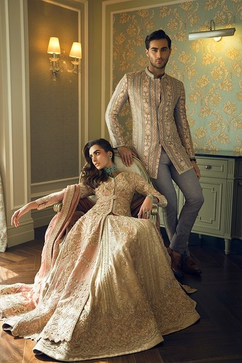 Faraz Manan, Eid Fashion, Best Indian Wedding Dresses, Indian Wedding Poses, Wedding Dresses Men Indian, Desi Wedding Dresses, Indian Wedding Couple, Wedding Outfit Men, Wedding Dress Men