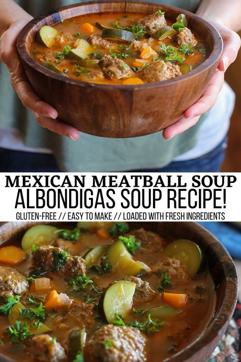 Albondigas In Crockpot, Albondigas Soup Instant Pot, Albondigas Meatballs Recipe, Albondigas Soup Recipe Instant Pot, Meatball Soup Mexican, Meatballs Soup Mexican, Best Meatball Soup Recipe, Meatball Mexican Soup, Albondigas Soup Recipe Crockpot