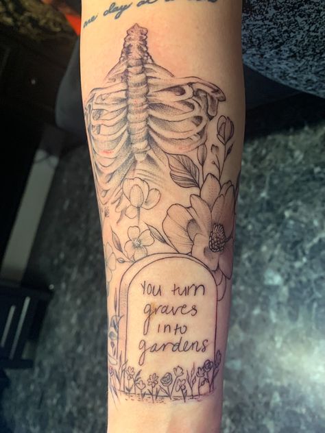 Graves Into Gardens Tattoo Ideas, Graves To Gardens, Graves Into Gardens Tattoo, Graves Into Gardens, Garden Tattoos, Gorillaz Art, Beauty Tattoos, Gorillaz, Add Ons