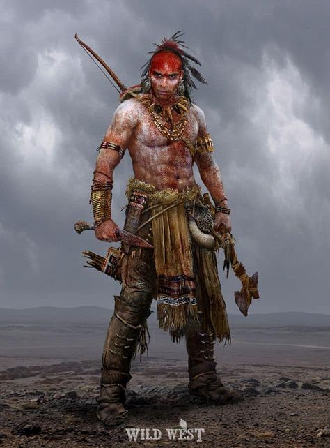 Indian Artwork, Native American Paintings, Native American Warrior, Native American Images, Native American Men, Warrior Tattoos, Native American Pictures, Wilde Westen, Native American Artwork