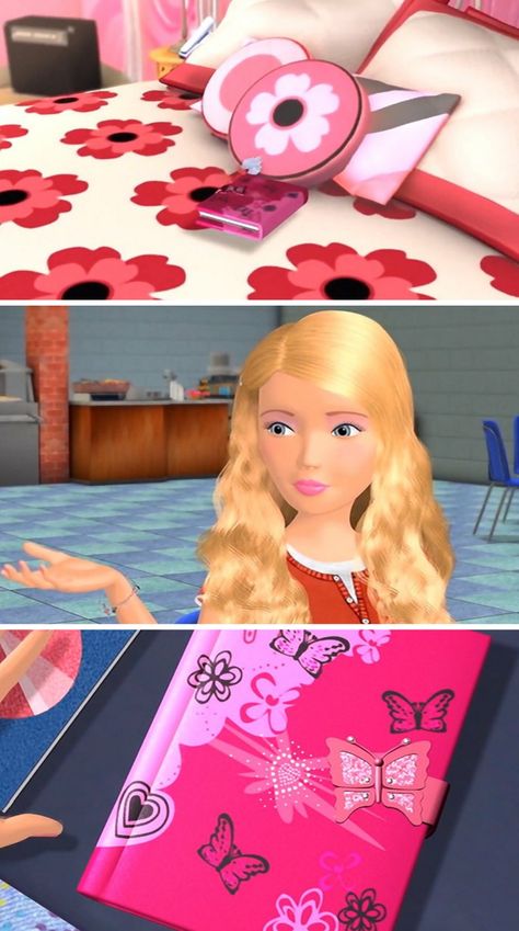 The Barbie Diaries Aesthetic, The Barbie Diaries, Barbie Diaries, Magical Bracelet, Disney Movie Collection, Barbie Aesthetic, Butterfly Heart, Romantic Lighting, Barbie Princess