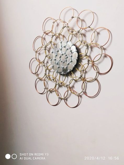 Using Old Bangles Old Bangles Diy, Bangle Diy Decor, Wall Hanging With Bangles, Bangle Craft Ideas Waste, Bangles Diy Decor, Waste Bangles Craft Ideas, Old Bangles Crafts Ideas, Diy Crafts Butterfly, Crafts Butterfly