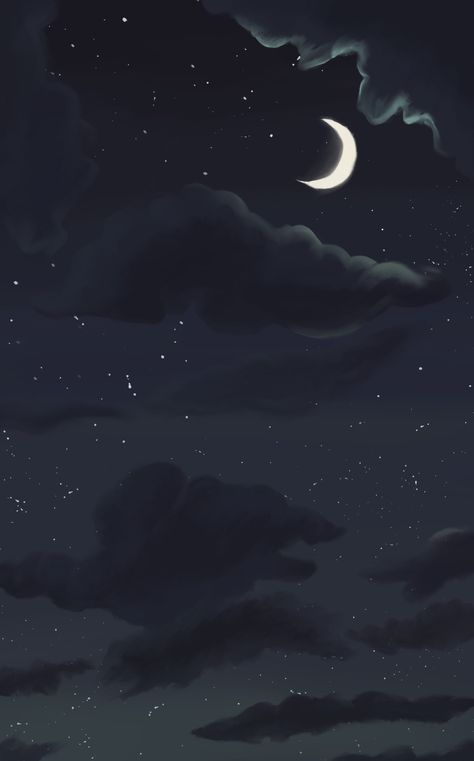 Night Clouds Illustration, Clouds Illustration, Night Clouds, Cloud Illustration, Night Sky Wallpaper, Black Clouds, Wallpaper App, Halloween Wallpaper, Dark Wallpaper