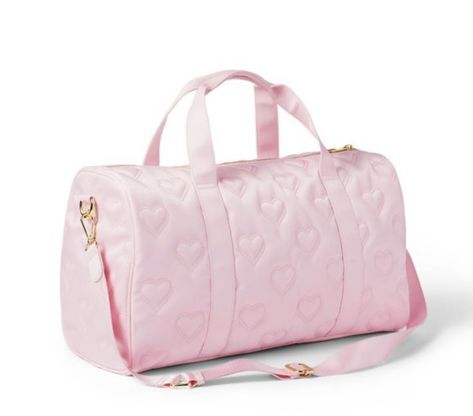 Quilted Hearts, Pink Duffle Bag, Stoney Clover Lane, Stoney Clover, Girly Bags, Large Pouch, Mini Pouches, Pretty Bags, Bag Light