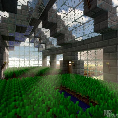 Random Render #67 Creeper face furnace Minecraft Greenhouse, Construction Minecraft, Minecraft Farm, Minecraft Castle, Cool Minecraft Houses, Minecraft Furniture, Minecraft City, Minecraft Plans, Minecraft Tips